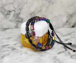 Mei's Everest The Couple of Steel | armband | Edelsteen