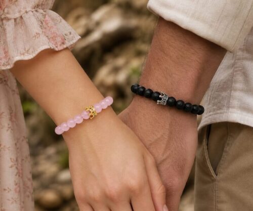 Alternative view of Mei's Everest Loving Royal Couple | armband | Edelsteen