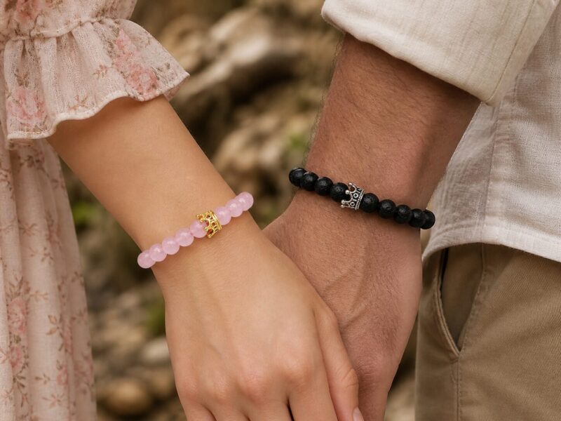 Loving Royal Couple sierfoto Mei's Everest Loving Royal Couple | armband | Edelsteen Mei's Everest Loving Royal Couple | armband | Edelsteen - Afbeelding 2