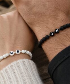 Alternative view of Mei’s Handmade Initials Bracelet | armband | Edelsteen