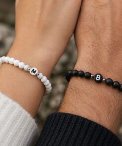 Alternative view of Mei's Handmade Initial Bracelets | armband | Edelsteen