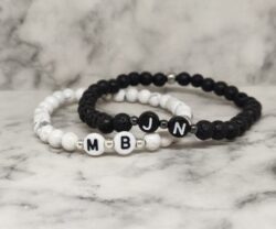 Mei’s Handmade Initials Bracelet | armband | Edelsteen