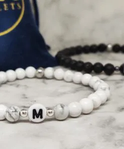 Mei’s Handmade Initial Bracelet | armband | Edelsteen
