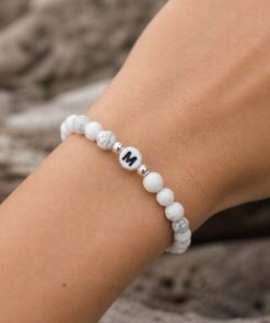 Alternative view of Mei’s Handmade Initial Bracelet | armband | Edelsteen