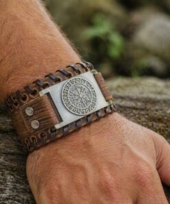 Alternative view of Mei's Viking Viking of the Nordic | armband | Leer