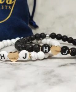 Mei’s Handmade Love Initials Bracelet | armband | Edelsteen