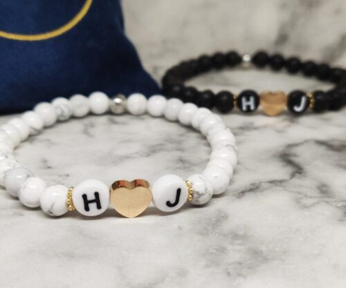 Love Initials Bracelet 2 scaled e1590405582516 Mei’s Handmade Love Initials Bracelet | armband | Edelsteen Love Initials Bracelet 2 scaled e1590405582516