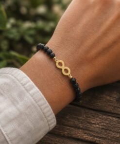 Alternative view of Mei's Handmade Infinity Stones | armband | Edelsteen