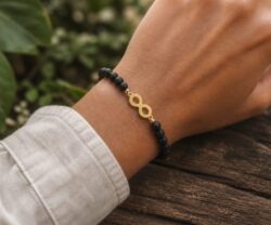Alternative view of Mei's Handmade Infinity Stones | armband | Edelsteen