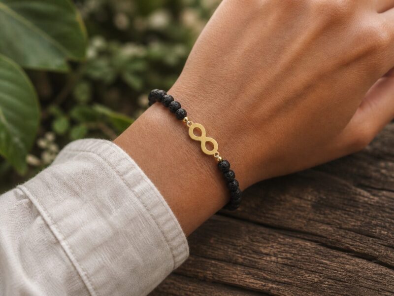 Infinity Stones ZW sierfoto Mei's Handmade Infinity Stones | armband | Edelsteen Mei's Handmade Infinity Stones | armband | Edelsteen - Afbeelding 2