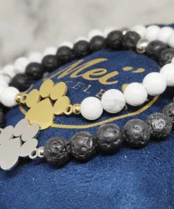 Alternative view of Mei's Handmade Paw with You | armband | Edelsteen