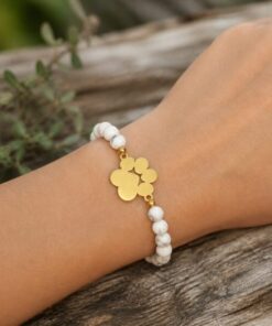 Alternative view of Mei's Handmade Paw with You | armband | Edelsteen