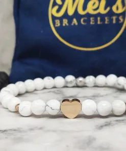 Alternative view of Mei's Handmade Stones with Love | armband | Edelsteen