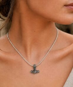 Alternative view of Mei's Viking Tiny Hammer | ketting | Stainless Steel