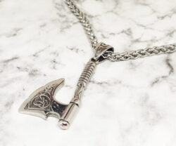 Mei's Viking Viking with Axe | ketting | Stainless Steel