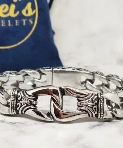 Mei's Viking Locked Viking | armband | Stainless Steel