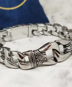 Alternative view of Mei's Viking Locked Viking | armband | Stainless Steel