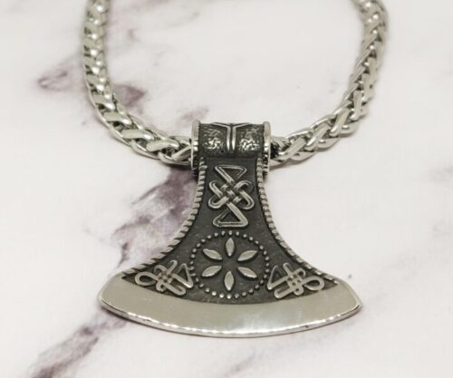 Mei’s Viking Viking’s Dane Axe ketting van roestvrij staal