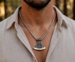 Alternative view of Mei's Viking Viking's Dane Axe | ketting | Stainless Steel
