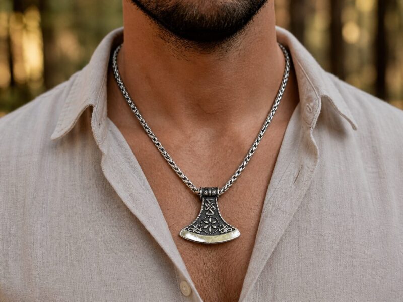 Vikings Dane Axe Z sierfoto Mei's Viking Viking's Dane Axe | ketting | Stainless Steel Mei's Viking Viking's Dane Axe | ketting | Stainless Steel - Afbeelding 2