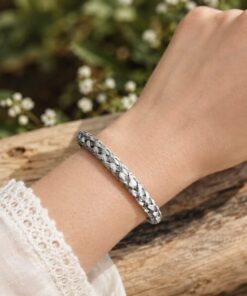 Alternative view of Mei's Muse Lucky Wires | armband | Stainless Steel