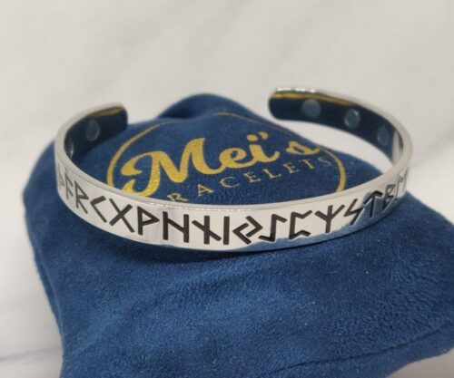 Script of Runes 1 scaled e1601981157482 Mei's Viking Script of Runes | armband | Stainless Steel Script of Runes 1 scaled e1601981157482