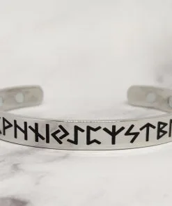 Mei's Viking Script of Runes | armband | Stainless Steel
