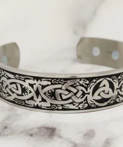 Alternative view of Mei's Viking Viking with Knots | armband | Stainless Steel