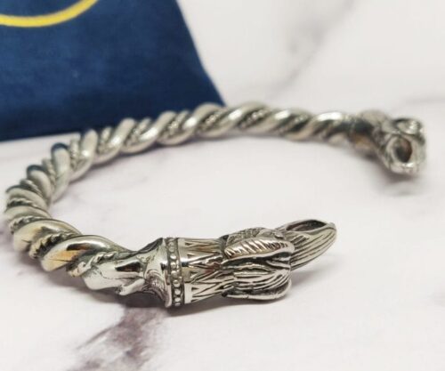 Nordic Raven 3 scaled e1607090638907 Mei's Viking Nordic Raven | armband | Stainless Steel Mei’s Viking Nordic Raven armband van stainless steel
