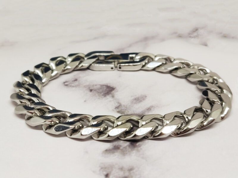 Tough Chain Z Mei's Muse Tough Chain | armband | Stainless Steel Mei’s Muse Tough Chain armband van roestvrij staal in zilver (17 cm), zilver (18 cm) en zilver (20 cm)