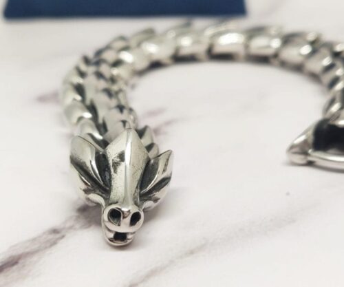 Dragon Bones 6 scaled e1609776044146 Mei's Viking Dragon Bones | armband | Stainless Steel Dragon Bones 6 scaled e1609776044146