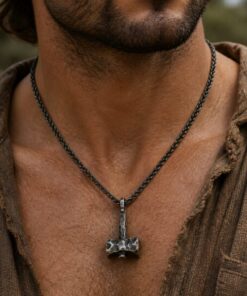 Alternative view of Mei's Viking Iron Hammer | ketting | Stainless Steel