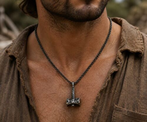 Alternative view of Mei's Viking Iron Hammer | ketting | Stainless Steel