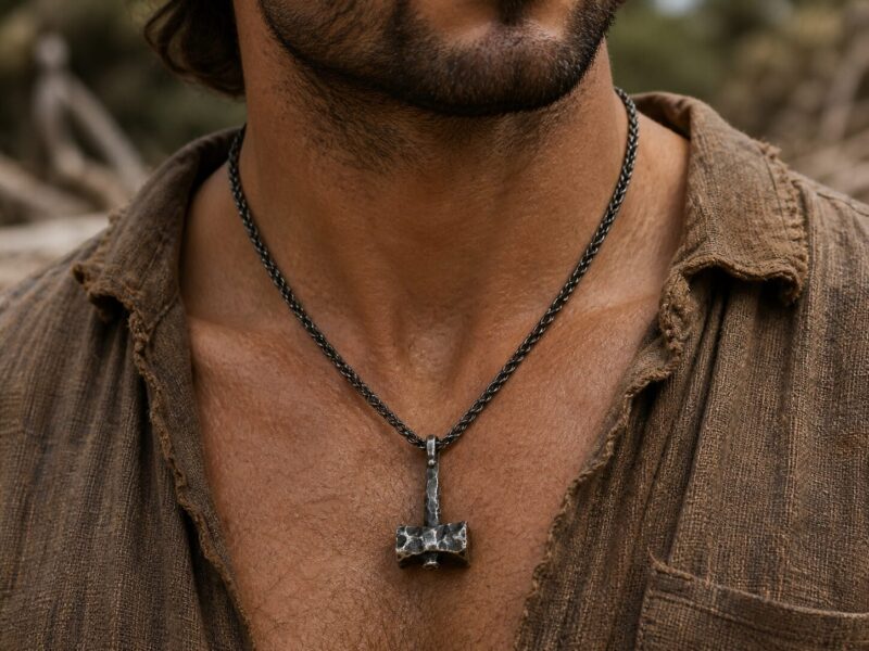Iron Hammer sierfoto Mei's Viking Iron Hammer | ketting | Stainless Steel Mei's Viking Iron Hammer | ketting | Stainless Steel - Afbeelding 2
