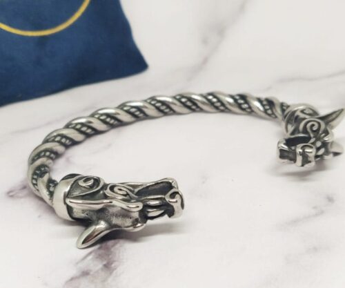 Nordic Wolf 3 scaled e1609768989416 Mei's Viking Nordic Wolf | armband | Stainless Steel Nordic Wolf 3 scaled e1609768989416
