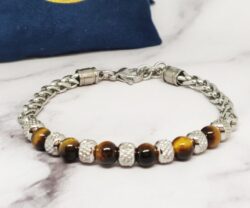 Mei's Everest Tiger Stones | armband | Stainless Steel