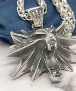 Alternative view of Mei's Muse Wolf Head | ketting | Stainless Steel