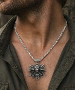 Alternative view of Mei's Muse Wolf Head | ketting | Stainless Steel