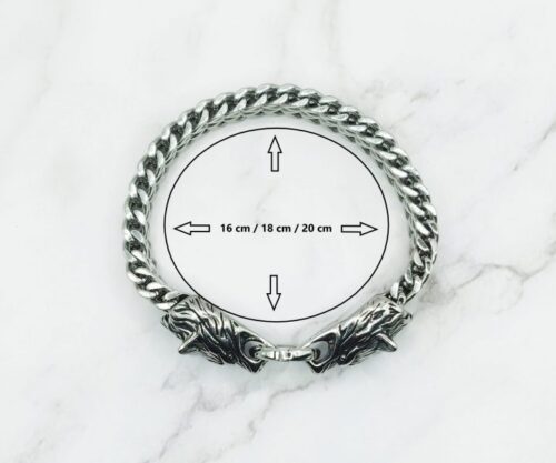 Wolves polsmaat scaled e1650020175233 Mei's Viking The Wolves | armband | Stainless Steel Wolves polsmaat scaled e1650020175233