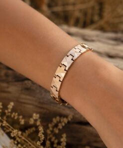 Alternative view of Mei's Muse Geo Chain | armband | Tungsten