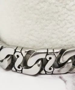 Alternative view of Mei's Muse Mariner Chain | armband | Stainless Steel