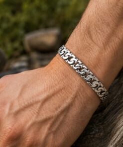 Alternative view of Mei's Muse Mariner Chain | armband | Stainless Steel