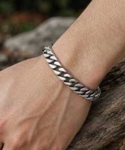 Alternative view of Mei's Muse Solid Chain | armband | Stainless Steel