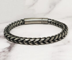 Mei's Muse Tough Biker | armband | Stainless Steel