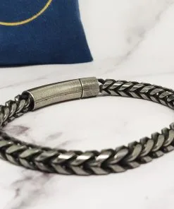 Alternative view of Mei's Muse Tough Biker | armband | Stainless Steel