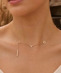 Alternative view of Mei's Muse Love Chain | ketting | Titanium Staal