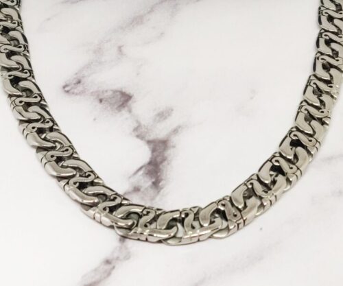 Mei’s Muse Mariner Chain ketting van roestvrij staal in zilver