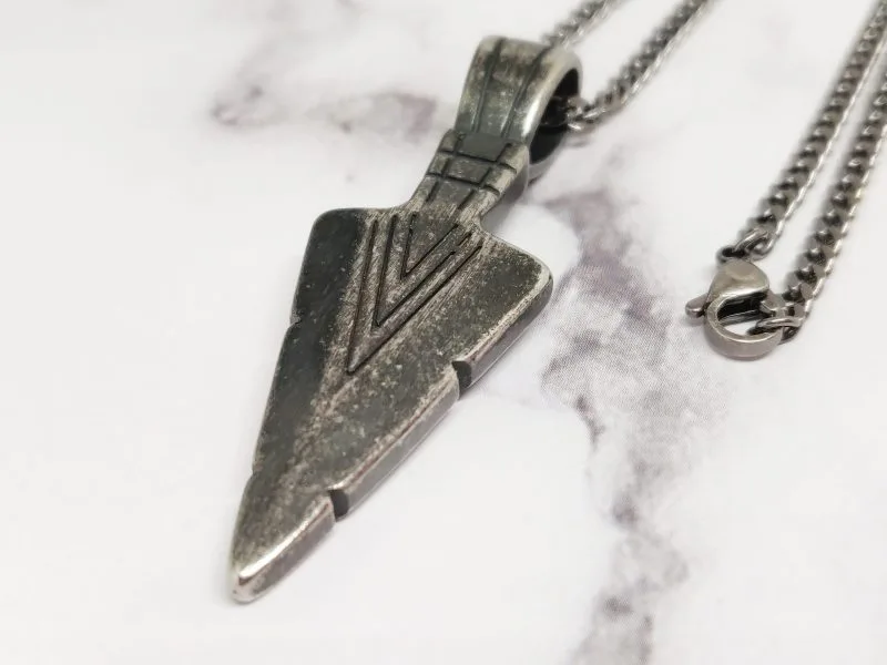 Mei's Viking Viking with Spear | ketting | Stainless Steel