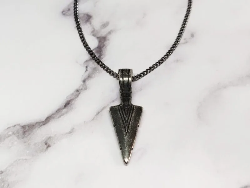 Mei's Viking Viking with Spear | ketting | Stainless Steel - Afbeelding 2