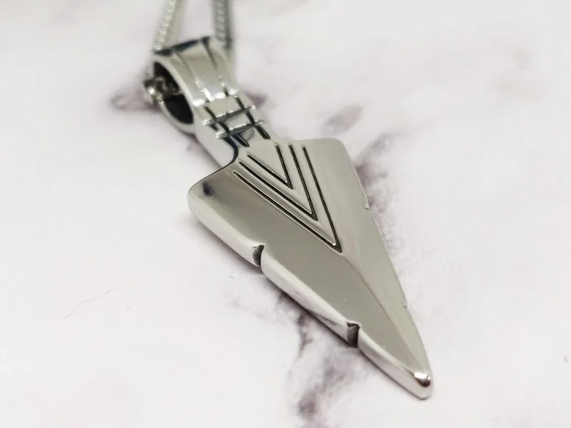 Mei's Viking Viking with Spear | ketting | Stainless Steel - Afbeelding 4
